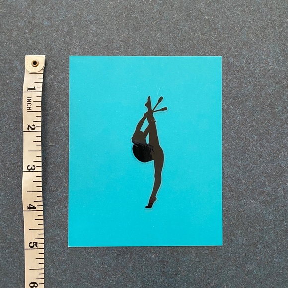 Rhythmic gymnastics stickers, 11 sets, for gift bags / team gifts / room decor - Picture 4 of 7